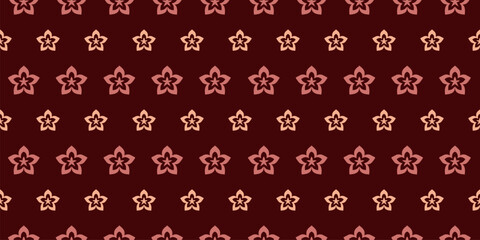 seamless pattern with pink stars vector for card decoration illustration fabric