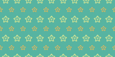 seamless pattern with green tone vector for card background fabric illustration