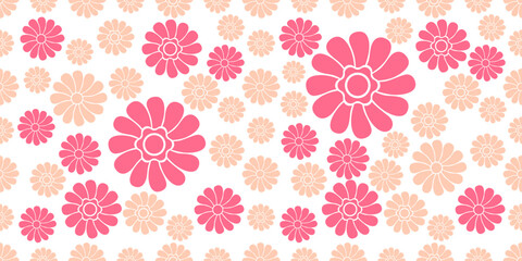 Geometric  floral ornament. Monochrome seamless pattern. Endless texture can be used for wallpaper, pattern fills, printing on fabric ,Other products on demand