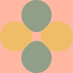 Geometric pattern. Simple aesthetic shape ornament. Modern abstract bauhaus seamless background. Square grid lines vector art. Neo geo poster. Shape geometry decorative wallpaper.