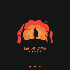 Vector illustration of creative eid al adha design concept