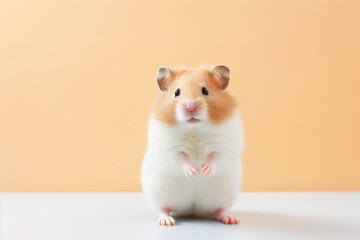 Curious and Cute: Adorable Hamster Portrait