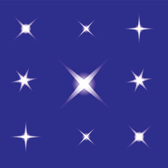Obraz premium Set of stars