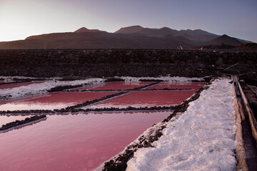 Salt mines on La Palma, Canary Islands, Spain.