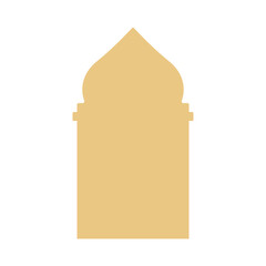 mosque window architectural gold design