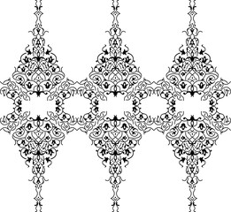 meter print pattern consisting of ethnic lines