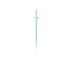 Cartoon game sword on transparent background. Crossed Knight Sword Ancient Weapon Cartoon Design