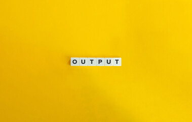 Output Word and Concept. 