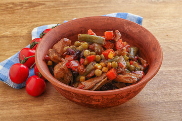 Roasted pork with oyster sauce