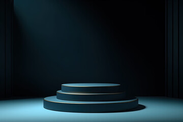 Fototapeta premium spotlight on stage