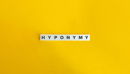 Hyponymy Term and Concept Image.
