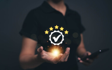 The after-service rating concept to assess the satisfaction of those receiving services.
