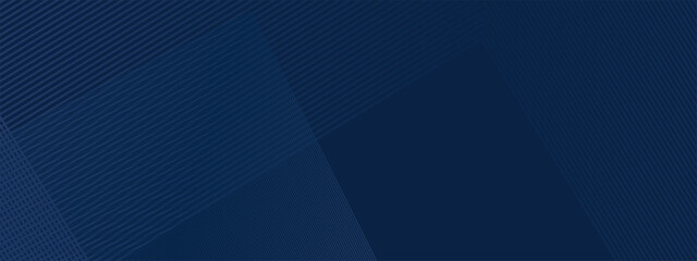 Dark blue background. Modern curved lines abstract presentation background. Luxury paper cut background. Abstract decoration, golden pattern, halftone gradient, 3d vector illustration