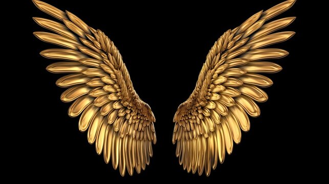 open angel wings wallpaper