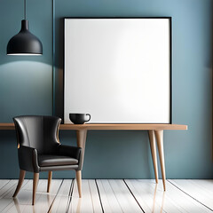 3d render of a room with a tv