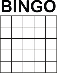 Bingo board icon. Lottery tickets sign. Lotto bingo cards symbol. flat style.