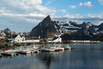 Hamnøy, Fischer Dorf Lofoten Norwegen