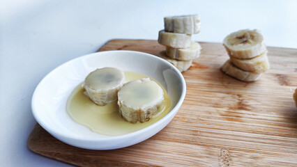 mushrooms on a wooden table
