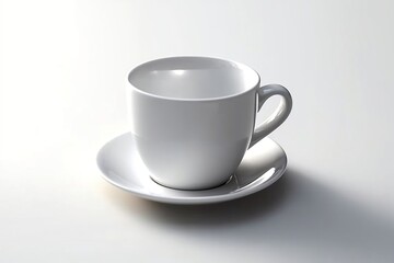Artistic Coffee Cup Design. Generative AI