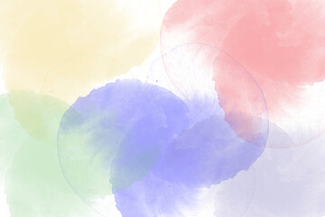 watercolor background with flowers texture