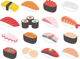 握り寿司セット © Yuka Sato