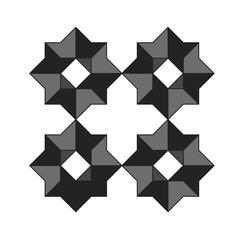 Obraz premium geometric motive pattern