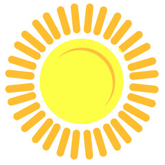 Sun graphic png sticker clipart