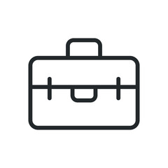 Bag Vector Icon. Case flat symbol