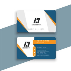 Logistics Creative Modern Corporate Business Card template design, Double-sided creative business card template.	