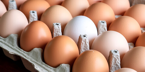 Eges stock, Protein in eggs, generative Ai