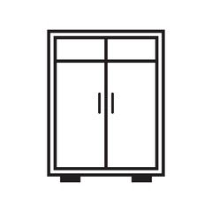 cupboard icon vector