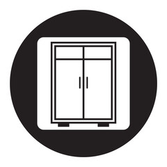 cupboard icon vector