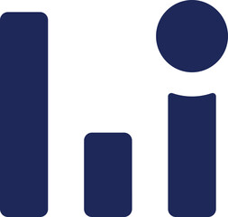 Analytic app notification black glyph ui icon. Financial management. User interface design. Silhouette symbol on white space. Solid pictogram for web, mobile. Isolated vector illustration