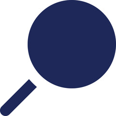 Magnifying glass black glyph ui icon. Tool for search online. User interface design. Silhouette symbol on white space. Solid pictogram for web, mobile. Isolated vector illustration