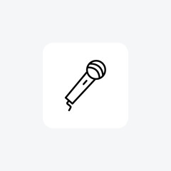 Microphone Line color icon