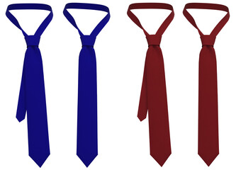 Tie. Business neck ties. Isolated Tie