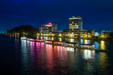 大分県日田市の屋形船