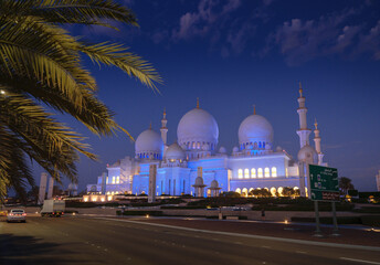 Obraz premium Sheikh Zayed Mosque in Abu Dhabi