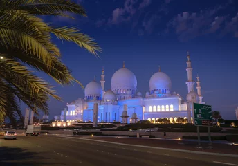 Foto op Canvas Sheikh Zayed Mosque in Abu Dhabi © YURII Seleznov