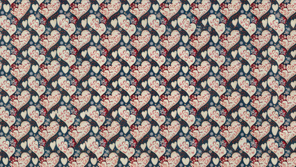 wallpaper pattern of hearth and love