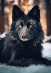 Black Fox Portait