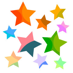 Colorful stars 