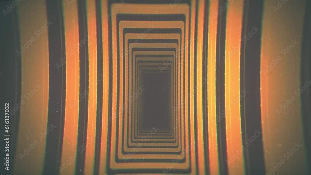 Aufkleber abstract retro 80s background with bands stripe/ 4k animation of an abstract eighties retro vhs text