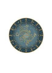 The illustration - zodiac sign in the gold color.