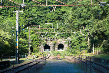 旧熊ノ平信号場の軽井沢方のトンネル