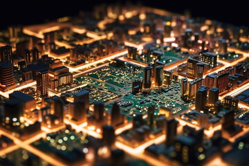 Urban building viewing big data concept map