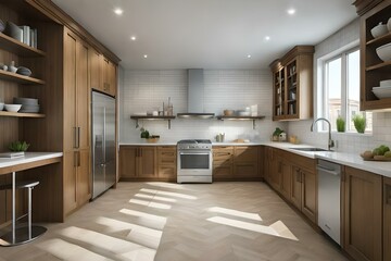 modern kitchen interior