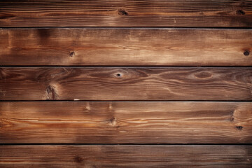 Fototapeta na wymiar Brown wood plank background. Generative AI