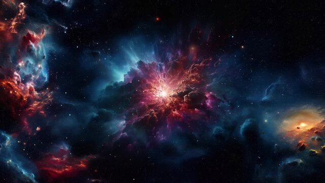 A video that transports you to remote corners of the cosmos, where stars and galaxies create breathtaking landscapes.