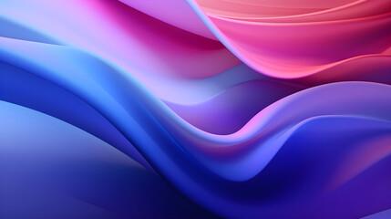 Fototapeta premium Abstract Waveshape background, pink, blue and purple fading